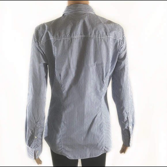 J. Crew Women’s Button Down Striped Blouse- Size S - Picture 4 of 8